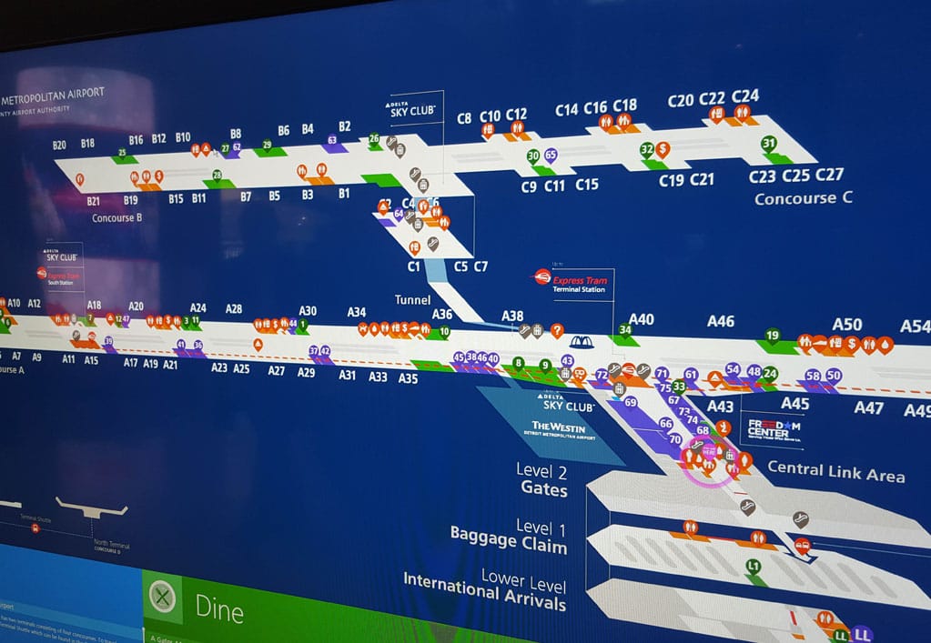 Wayne County Airport Digital Signage Upgrade