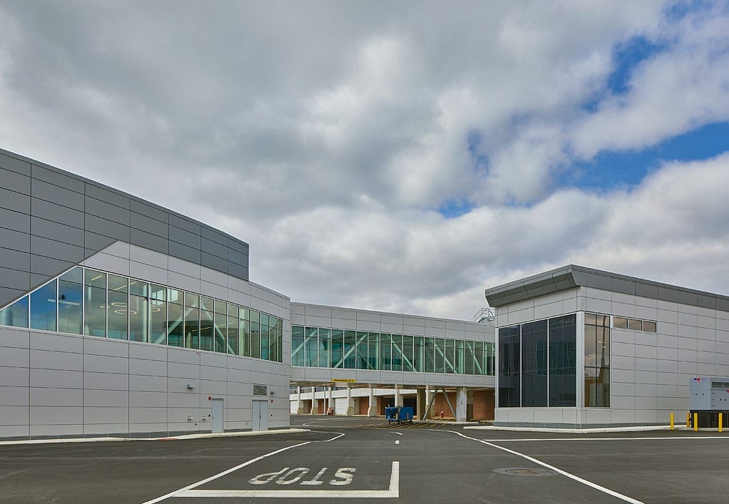 LNAA-ABE-Security-Checkpoint-(Connector)-Improvements Four-lane security Elevated connector