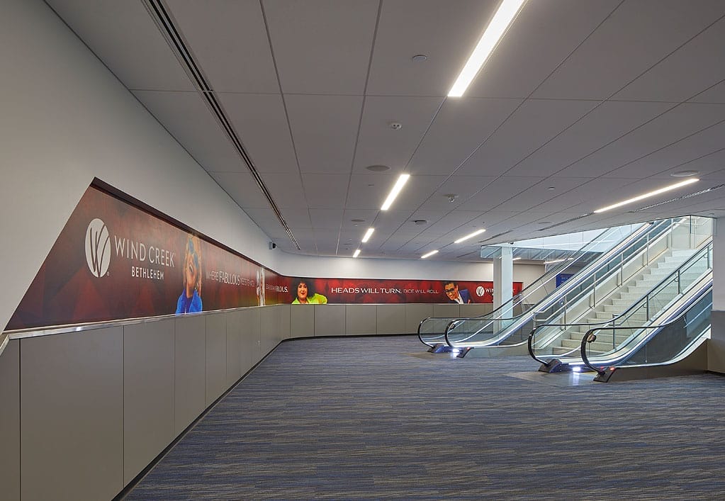 LNAA-ABE-Security-Checkpoint-(Connector)-Improvements Four-lane security check Below grade escalator