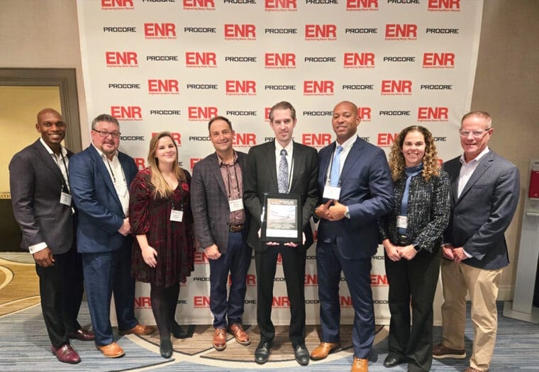 Lehigh Valley International Airport (ABE) Terminal Connector and Security Checkpoint has received the Engineering News-Record MidAtlantic Airport/Transit Award of Merit!